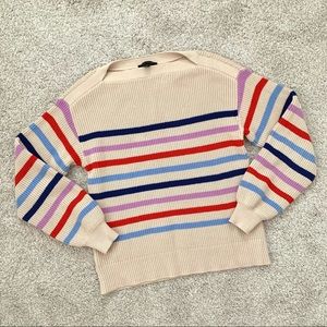 Ann Taylor Candy Striped Sweater